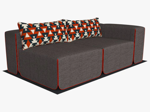 Modern sofa 3D Model