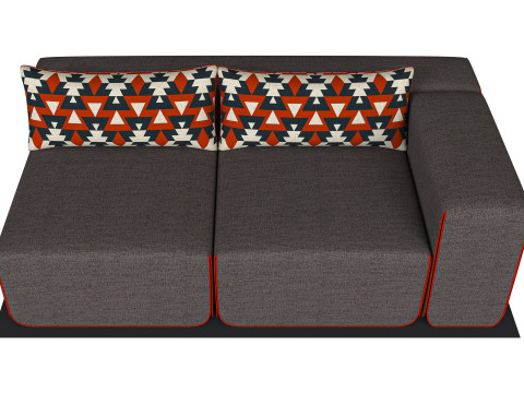 Современный диван 3D Модель