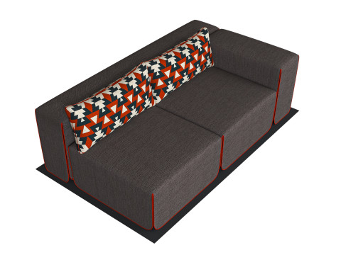 Современный диван 3D Модель