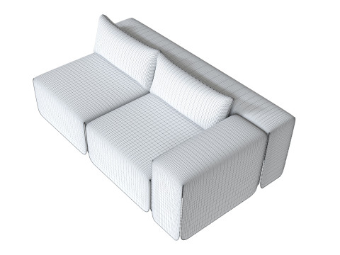 Современный диван 3D Модель