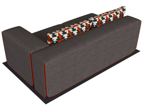 Современный диван 3D Модель