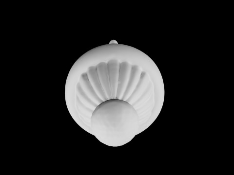 눈사람 3D 프린트 모델