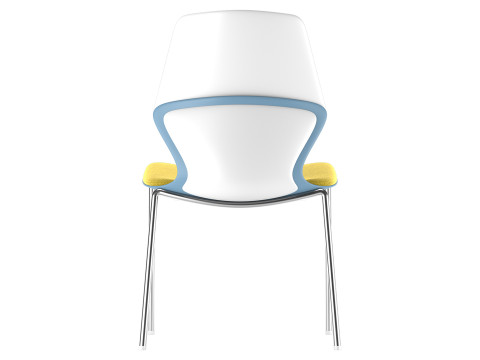 Safco Arcozi Four Leg Upholstered 3D Model