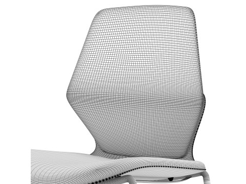 Safco Arcozi Four Leg Upholstered 3D Model