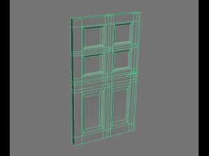 wood door 3D Model
