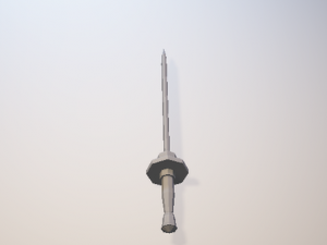 sword low poly 3D Model