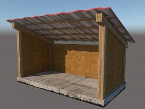 shed Modelo 3D
