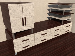 tv stand 3D Model