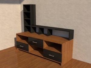 tv stand Modelo 3D