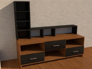 tv stand Modelo 3D