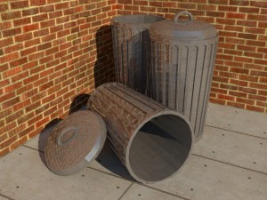 trash can Modelo 3D
