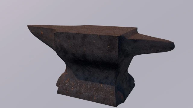 anvil 3D Model .c4d .max .obj .3ds .fbx .stl .blend 