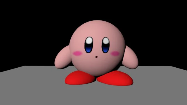 kirby 3D Model .c4d .max .obj .3ds .fbx .stl .blend 
