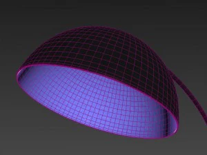 the arc black floor lamp 3D Model