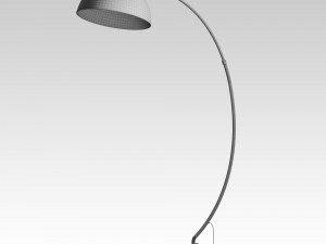 the arc black floor lamp 3D 모델