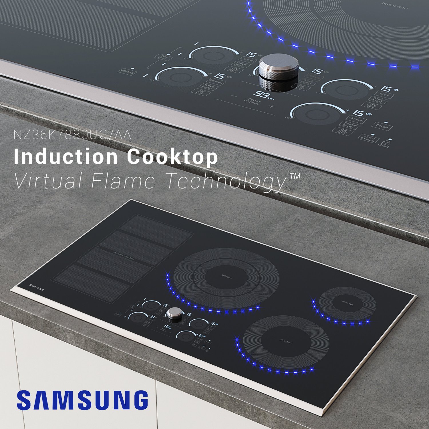 Samsung Induction Cooktop 3d Model In Household Appliances