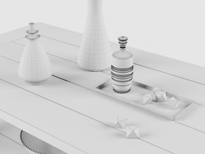 ana white rustic x coffee table 3D-Modell