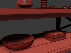 ana white rustic x coffee table 3D-Modell