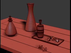 ana white rustic x coffee table 3D-Modell