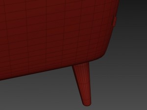 bryght emil quartz sofa 3D Модель
