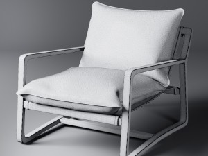 abbott ace chair 3D मॉडल