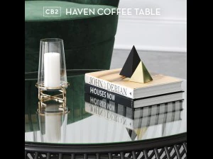 floradora swivel chair with cb2 haven coffee table 3D Model