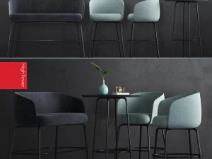 Hightower високе гніздо набір 3D Модель