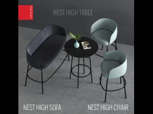 hightower high nest set 3D Model