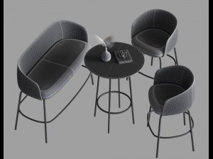 hightower high nest set Model 3D