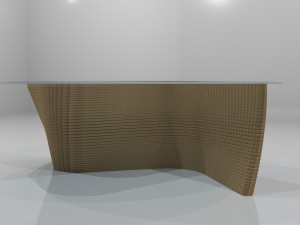 parametric table design 3D Model