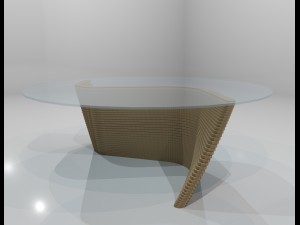 parametric table design 3D Model