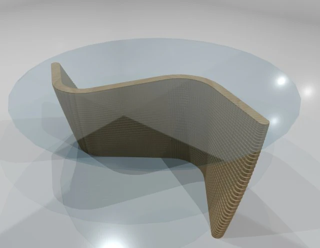 parametric table design 3D Model .c4d .max .obj .3ds .fbx .stl .blend 