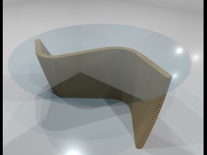 parametric table design 3D Model