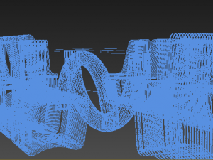 parametric dinning area 3D मॉडल