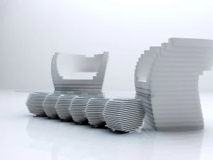 progettazione parametrica della sedia Modello 3D