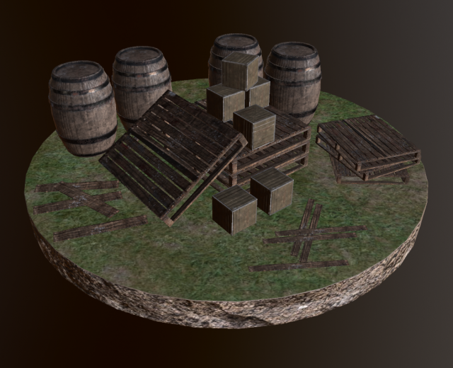 game props 3D 模型 .c4d .max .obj .3ds .fbx .stl .blend 