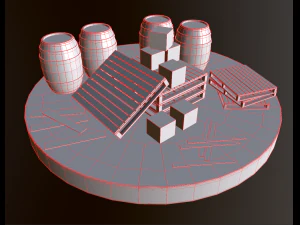 adere&ccedil;os de jogo Modelo 3D