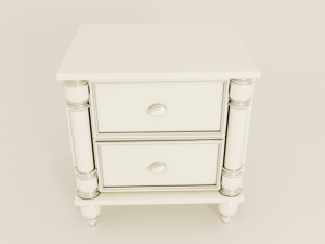 bedside table Modello 3D