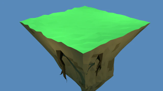 lowpolyisland 3D Model .c4d .max .obj .3ds .fbx .stl .blend 