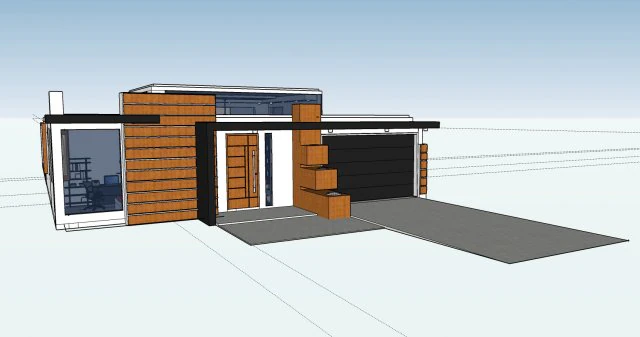modern house-vila 3D Model .c4d .max .obj .3ds .fbx .stl .blend 