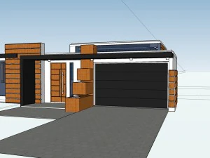modern house-vila 3D Model