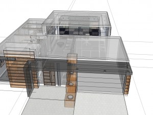 modern house-vila Modelo 3D