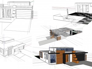 modern house-vila Modelo 3D