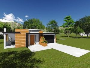 modern house-vila Modelo 3D