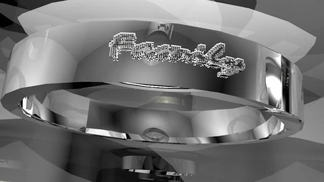 rings with scripts family friendship peace your name 3D Model .c4d .max .obj .3ds .fbx .stl .blend