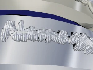set of rings with scripts music my music your name 3D Model