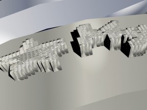 set of rings with scripts music my music your name 3D 模型