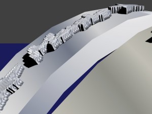 set of rings with scripts music my music your name 3D 模型