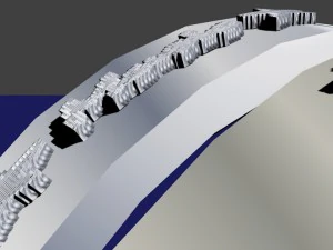 set of rings with scripts music my music your name 3D Model