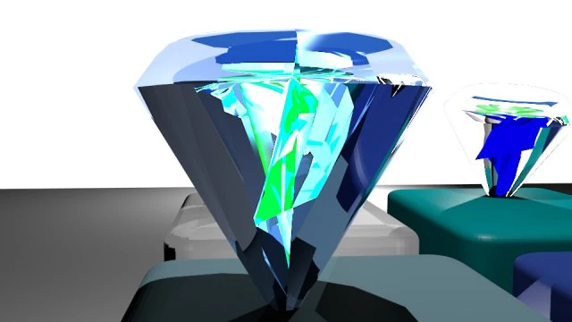 conjunto de diamantes Modelo 3D .c4d .max .obj .3ds .fbx .stl .blend